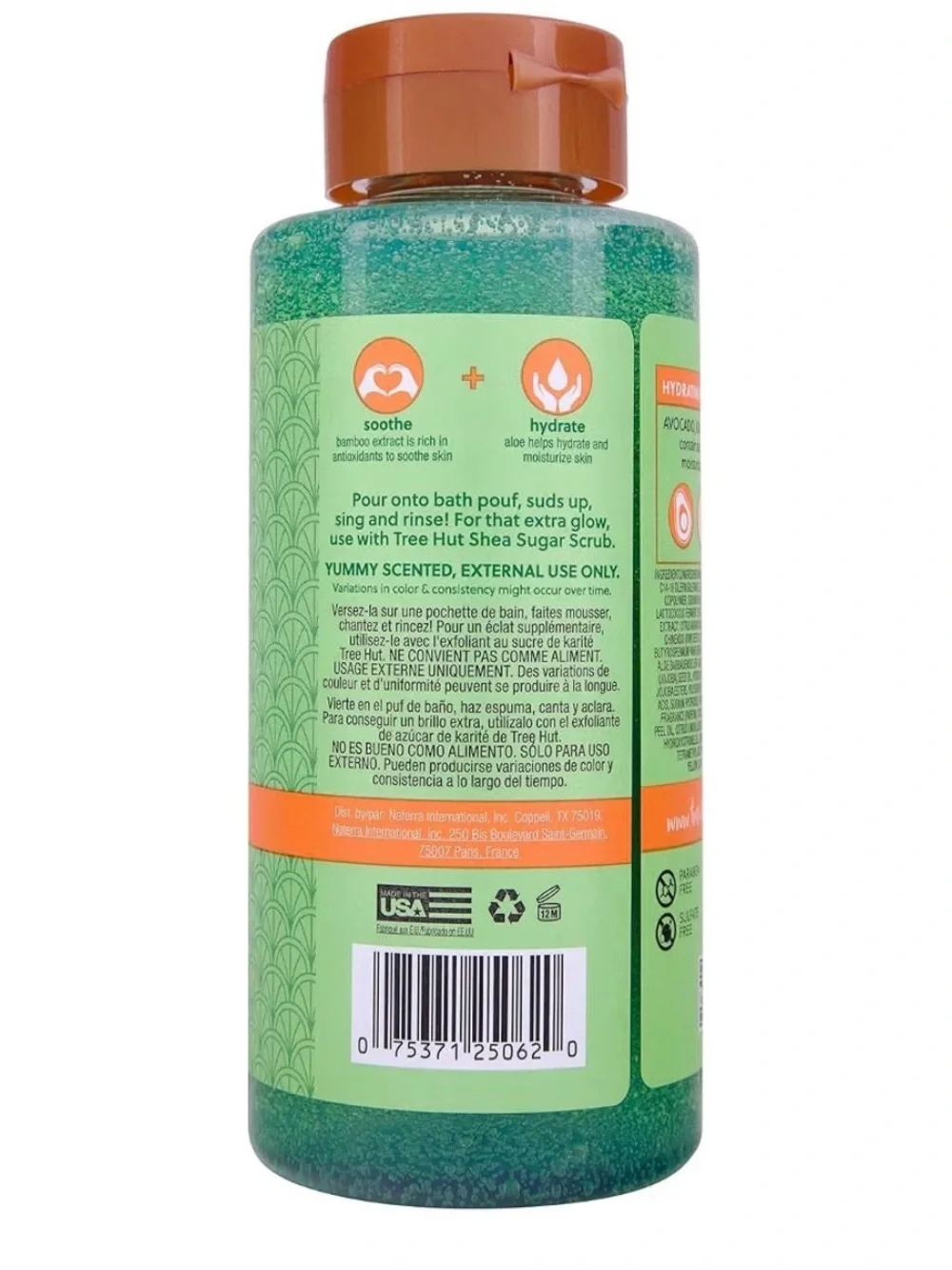 Tree Hut Palm Grove Foaming Gel Wash — Green
